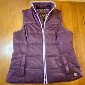 Ariat International Women’s XL Puffer Vest Fit For A Rider Equestrian country